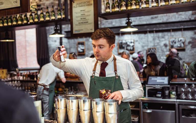 course as a bartender or barman to learn the trade