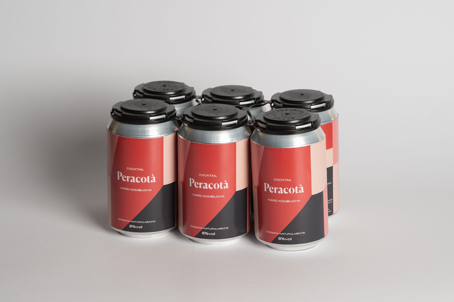 Hard Kombucha Peracotà - Cocktail 8% Vol (conf. da 6 lattine 330ml - Tot  2L) - Barproject Academy